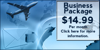 Call (850) 212-8047 for more information about our Business Hosting Package.