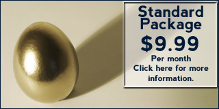 Call (850) 212-8047 for more information about our Standard Hosting Package.